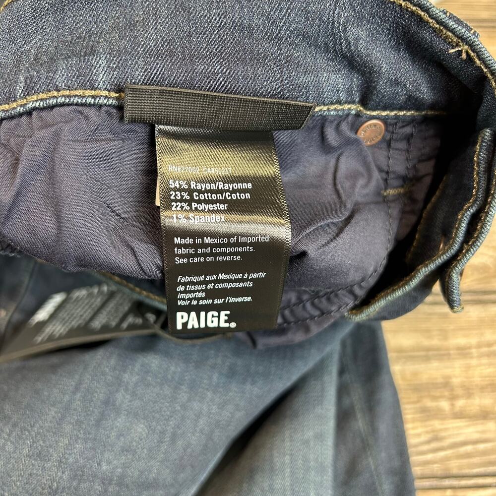 Paige Federal Slim Straight Jeans Size 36x34 - Picture 4 of 5